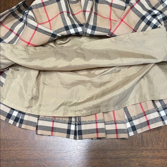 Burberry Plaid Skirt with Buckle Accents - Picture 13 of 14